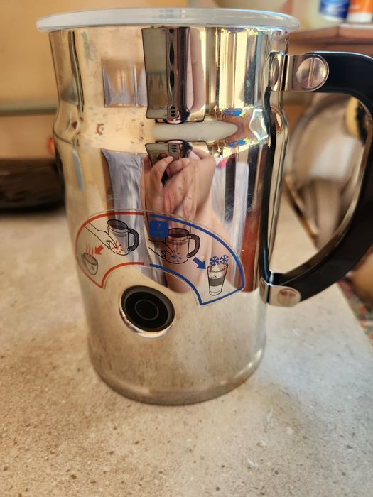 Frotter Nescafe  inox nou