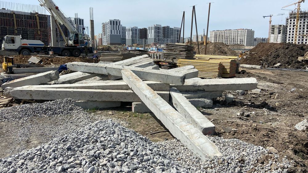 Оголовки свай,бетон