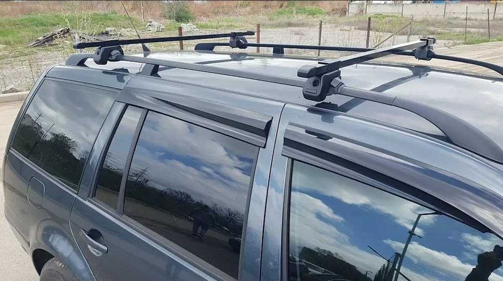 Напречни греди за багажник, 120cm с ключ - метални