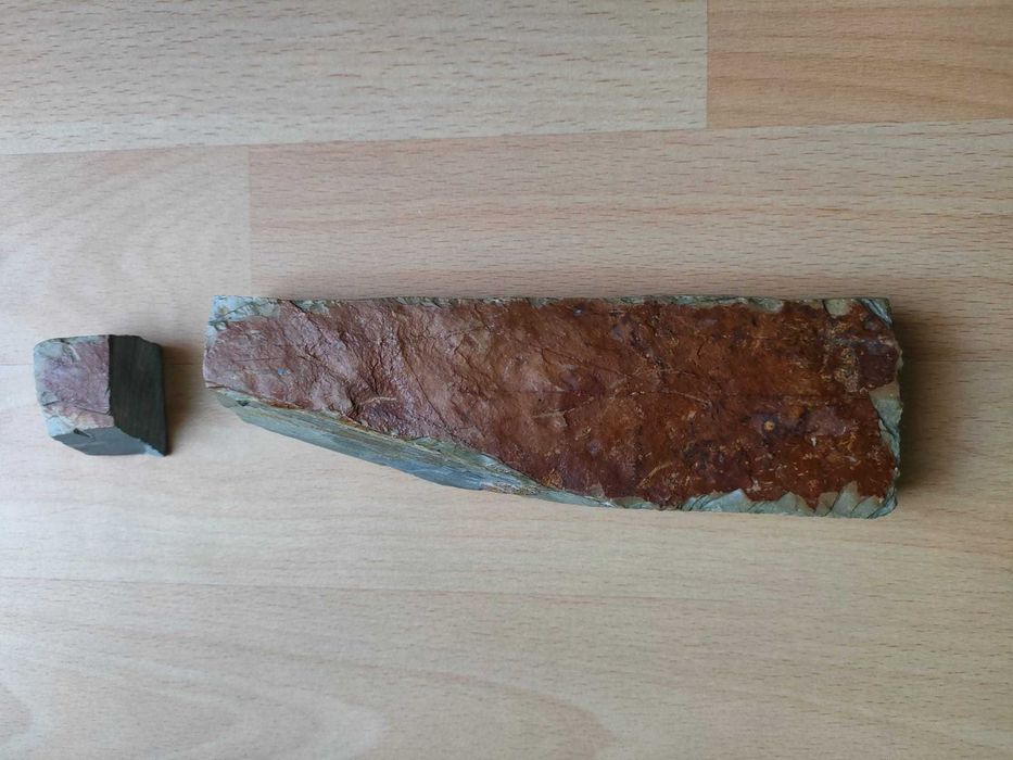 Piatra de ascutit naturala japoneza, brici Nakayama Asagi plus nagura