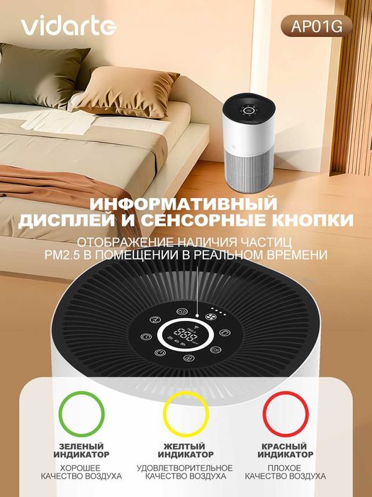 Очиститель воздуха Dreame AP01G с гарантией 1 год + доставка на дом.