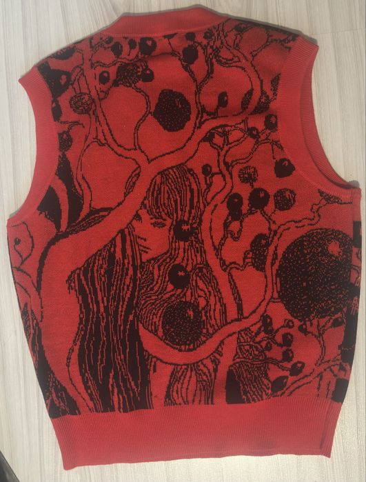 Junji Ito Collection плетен елек без ръкави