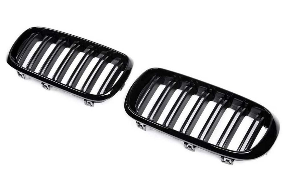 Бъбреци с двойни ребра черен лак за BMW X5 F15, X6 F16 13-18Г