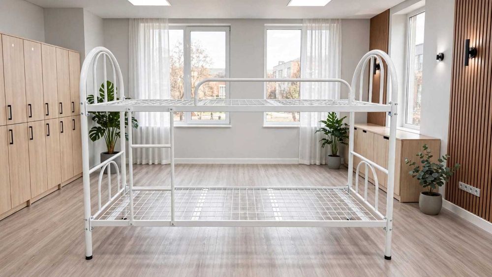 Металлическая кровать 2 яруса 200х90