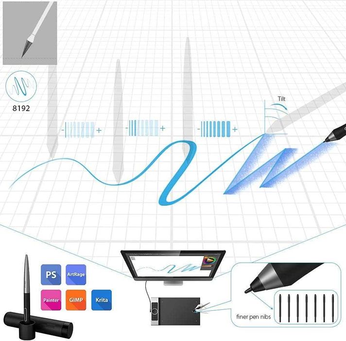 Професионален Графичен таблет XP-Pen Deco Pro