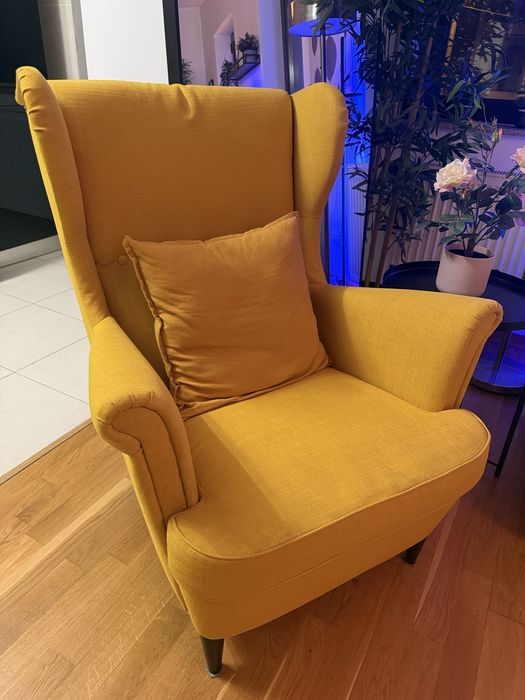 Fotoliu galben IKEA STRANDMON