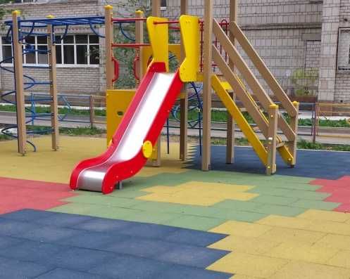 Детская Площадка из резины Rezina plitka