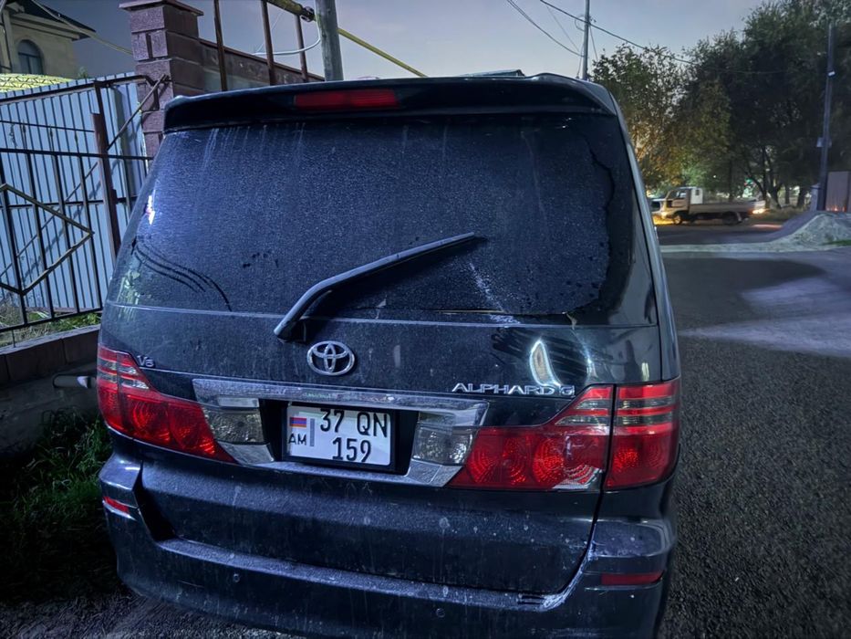 Бампер на Альфард и багаж