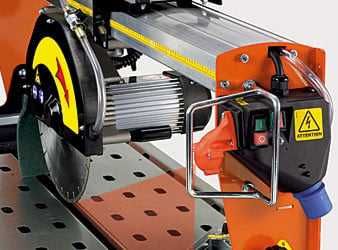 Masina de taiat placi, materiale de constructii - 200cm, 2.2kW, PRIME 200S, kit laser si roti - Battipav-92001