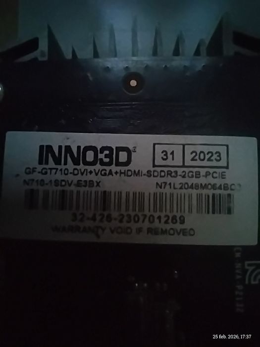 Placă video nvidia gt 710