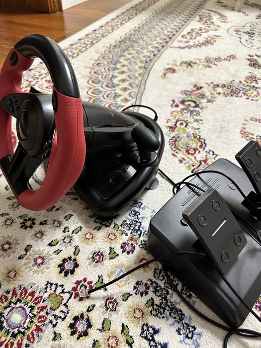 Руль с педалем для playstation 4