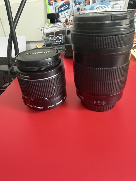 Обектив Canon EF-S 18-135mm IS – работи нормално,нуждае се от почистване
