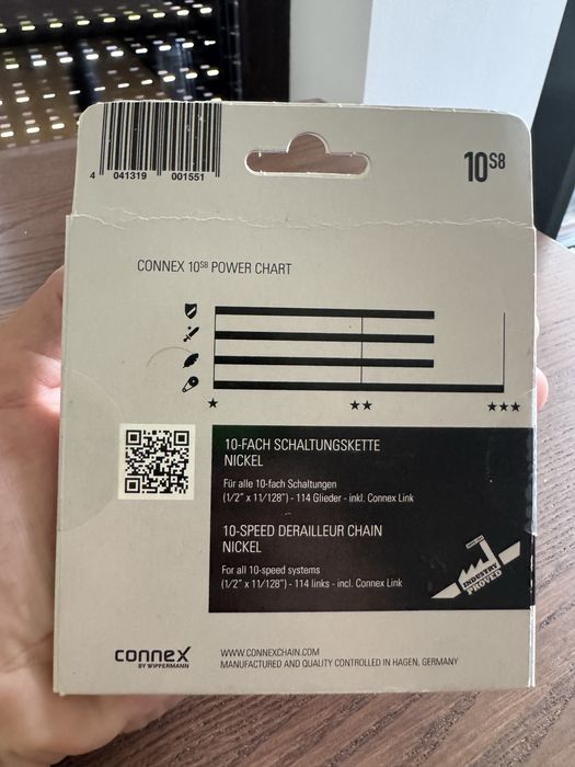 Lant bicicleta 10 viteze 114 Connex 10 S8 (Compatibil Shimano GRX)