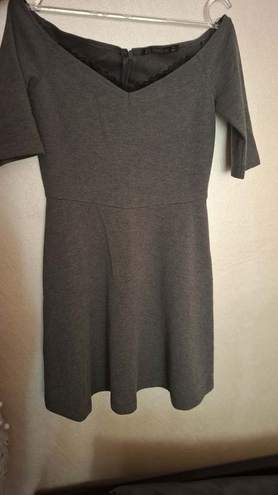 Zara сива рокля S