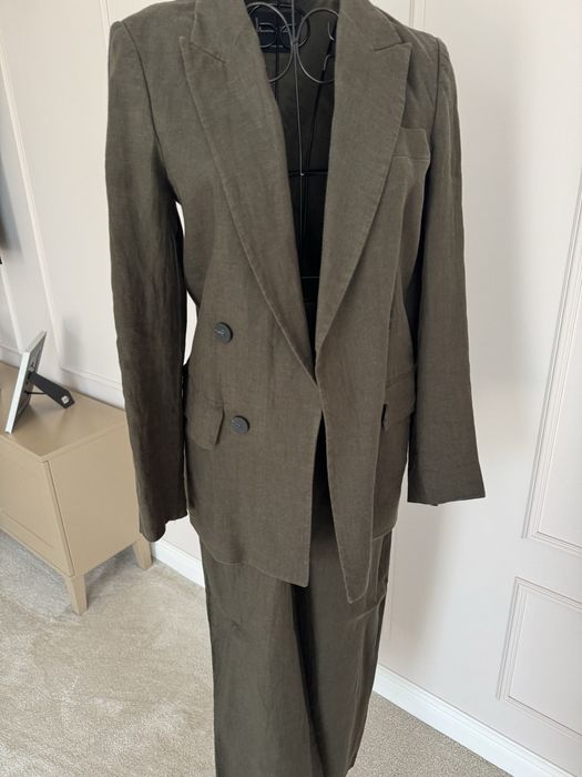 Massimo Dutti ленен костюм