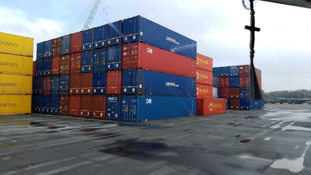 Container albastru  45 high cube 13.7m