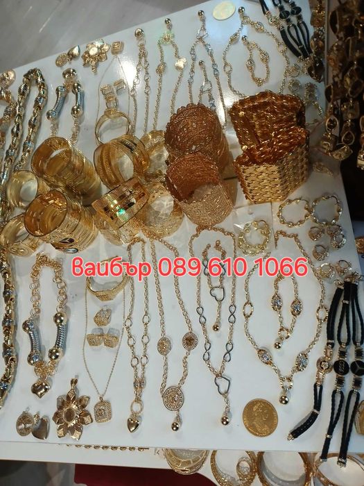 Позлатени бижута 14к златна баня