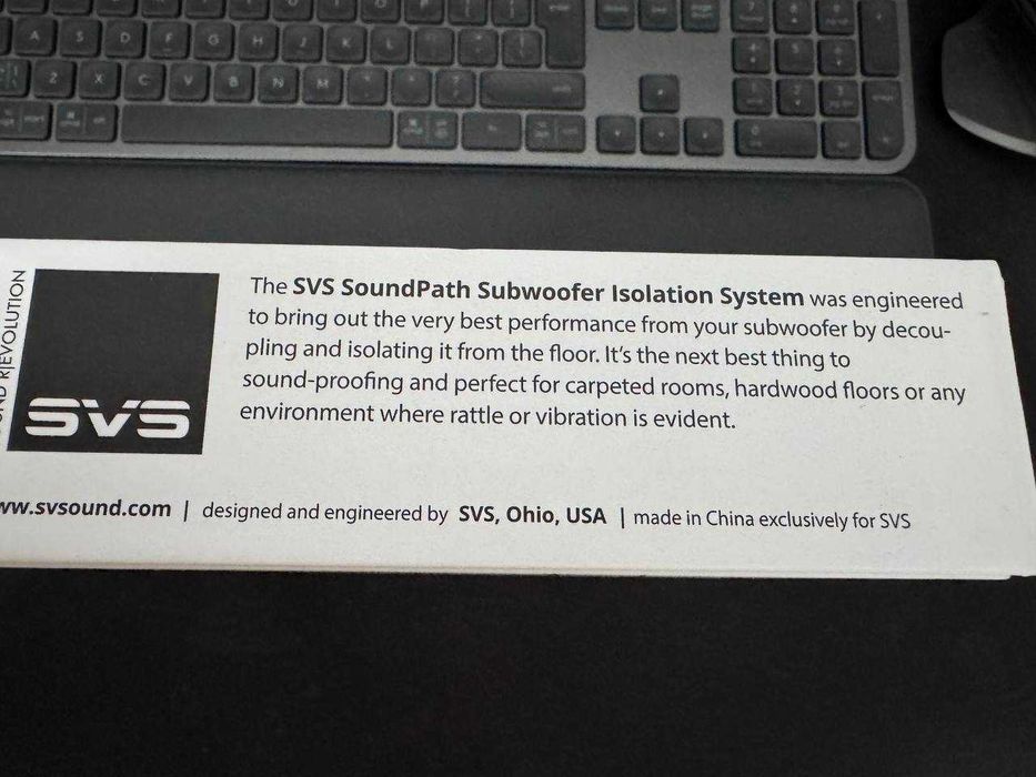Sistem izolare picioare subwoofer SVS SoundPath Subwoofer Isolation System