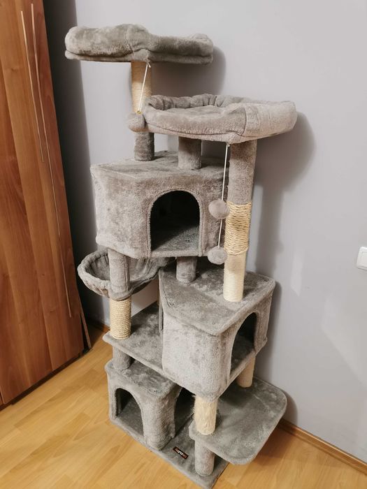 Turn ansamblu de joaca pentru pisici FEANDREA  55x40x164cm