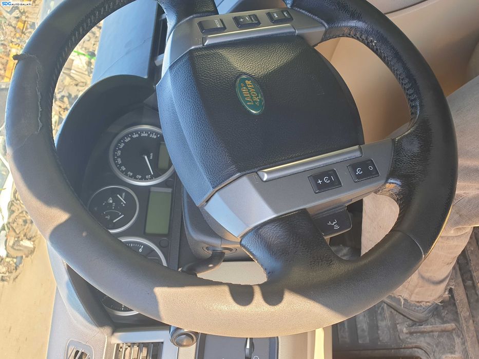Volan din Piele cu Comenzi FARA Airbag Land Rover Range Rover Sport L320 2005 - 2009 [K4458]