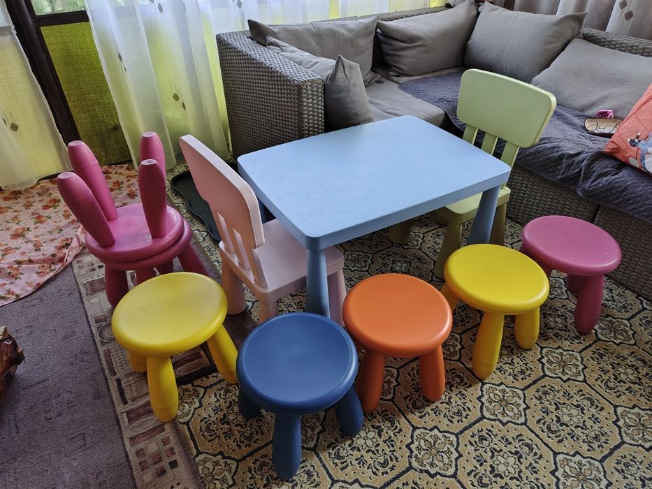 Mese si scaune copii Ikea Mammut