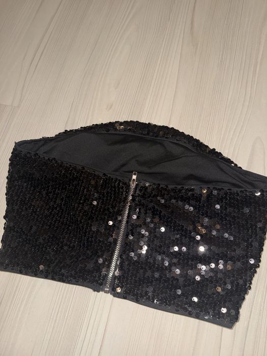 Бюстие с пайети