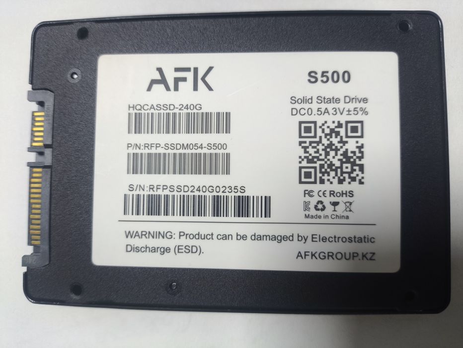 Продам Ssd AFK 240 GB