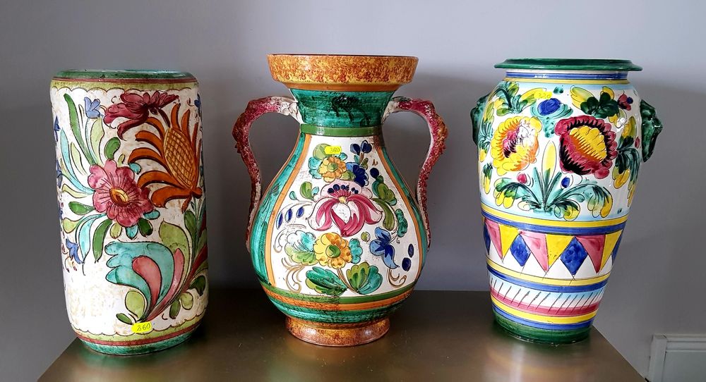 Bol/vas din ceramică italiană glazurata