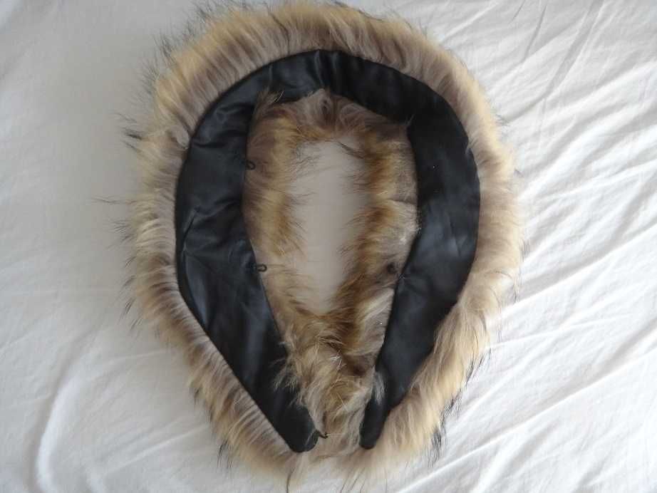 Яка от естествен косъм лисица