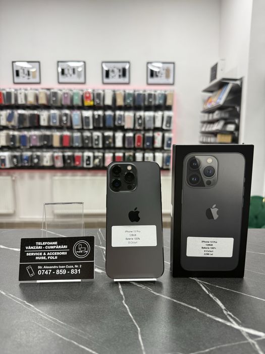 iPhone 13 Pro | 128Gb | Baterie 100% | Ca NOU | Garantie | phonelab.ro