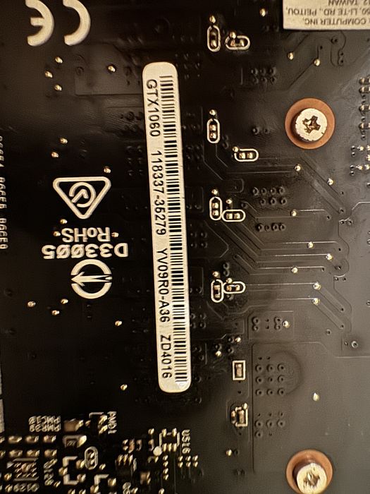 Placa video ASUS GEFORCE GTX1060 Turbo 6GB