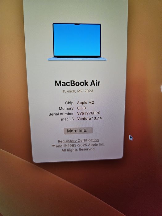 Macbook Air m2 A 2841