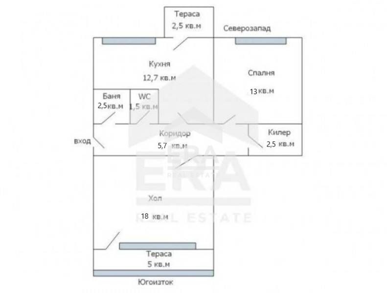 Продава се Двустаен апартамент в Варна, Възраждане 3 - 58 кв.м за 1466 €/кв.м - Снимка #11