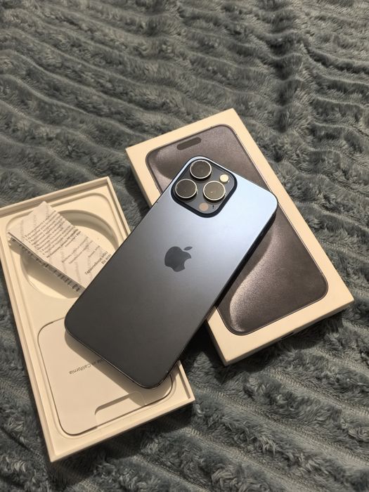 iPhone 15 pro max blue titanium | айфон 15 про макс 256 гб 82%