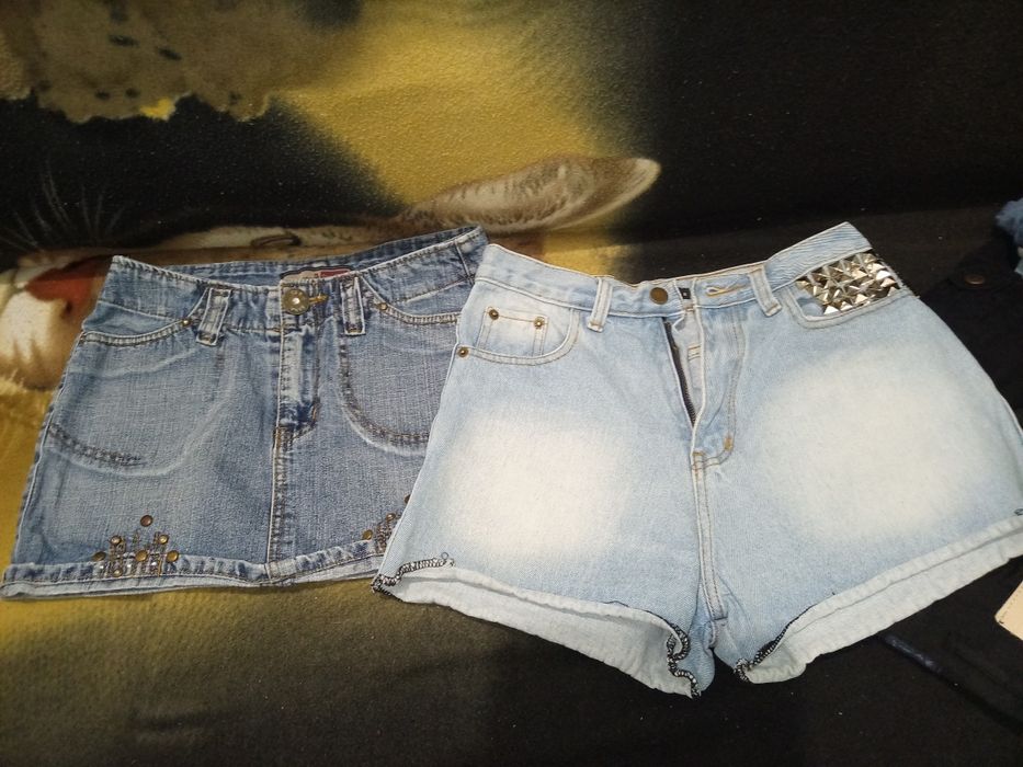 Джинсовые юбки, шорты, джинсы
