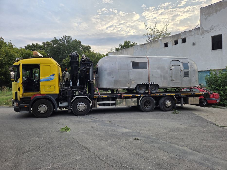 Macara pentru transport containere si utilaje