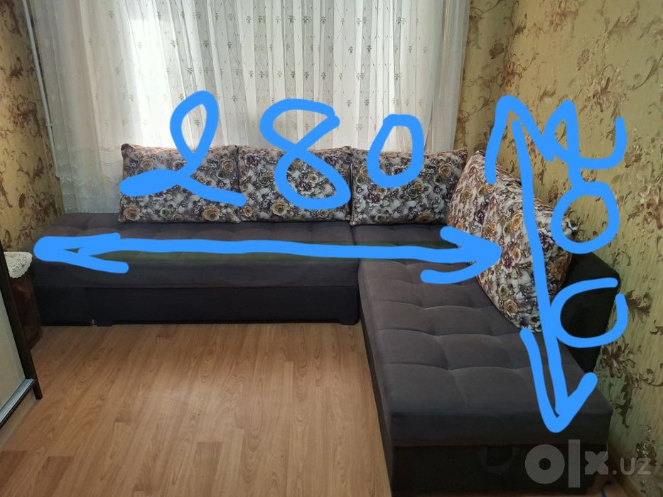 Диван угловой 2в1 кровать