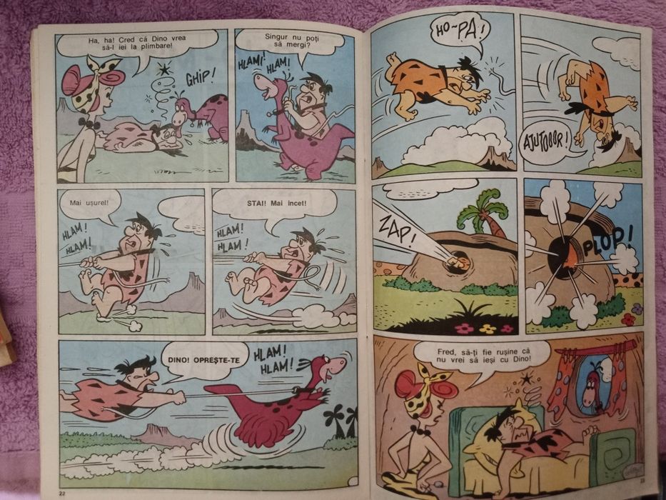 Revista banda desenată Familia Flintstone EGMONT - Hanna-Barbera