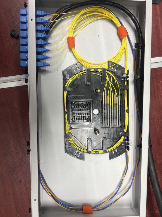 Монтаж оптичсеких кросов, сварка ВОЛС