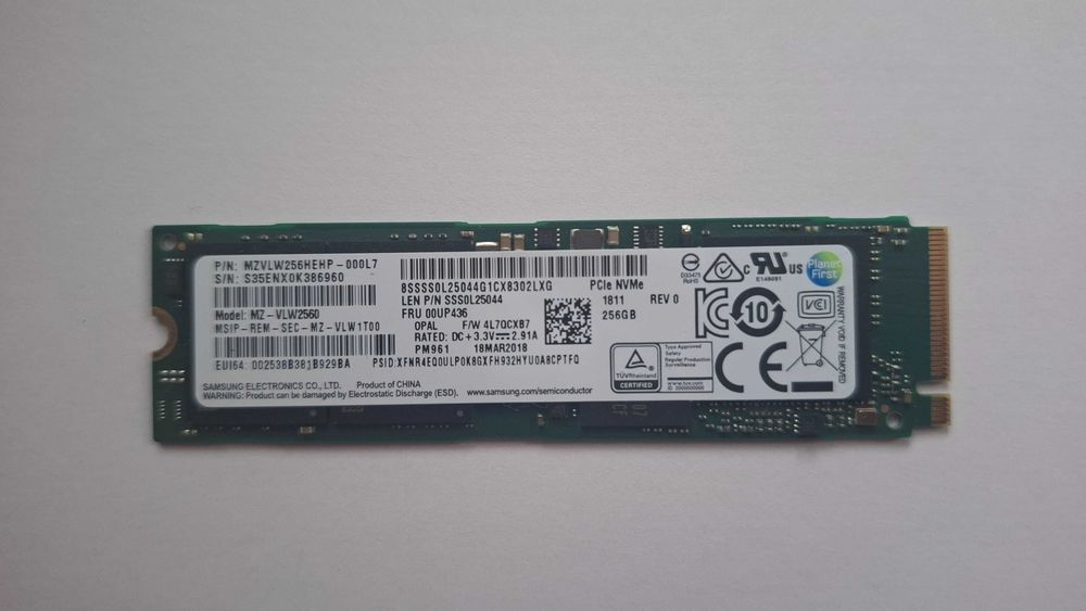 SSD Samsung 256GB