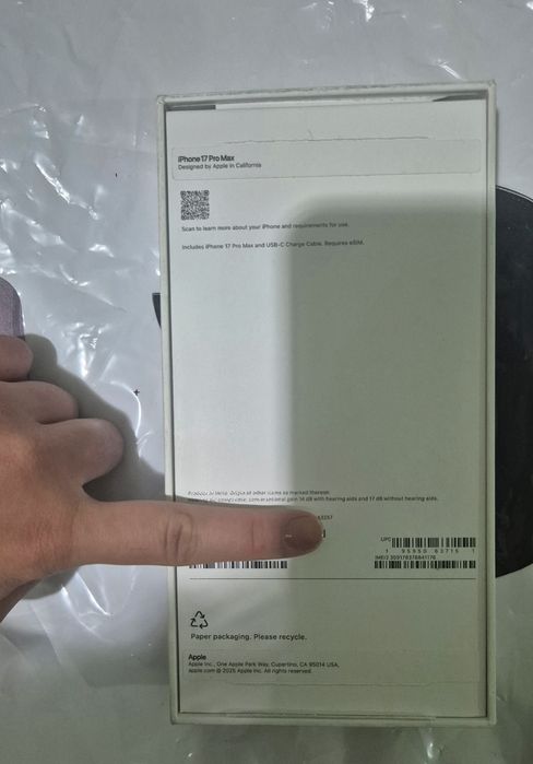 Iphone 17 pro max yangi