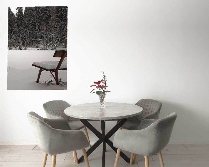 Print Fotografii Iarna în Tablouri Canvas Premium 50x70 cm