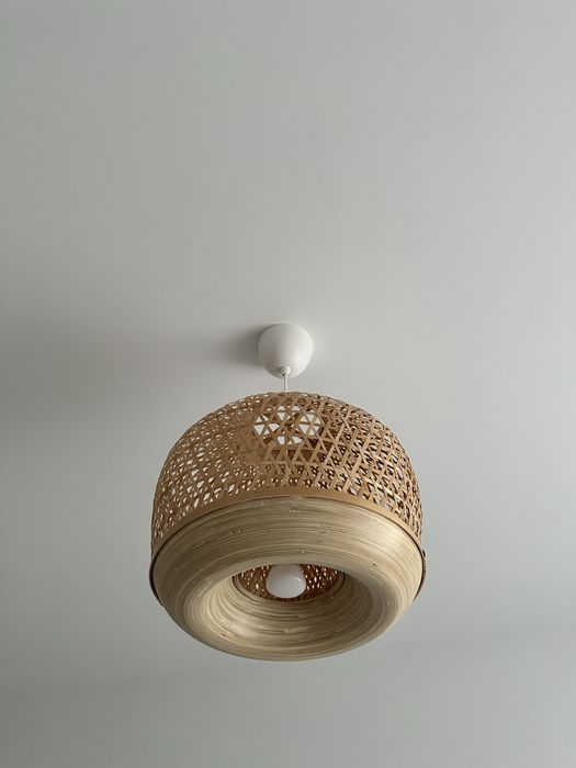 Lustră bambus / ratan stil boho – design modern