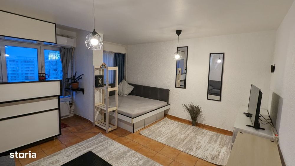 Garsonieră luminoasă cu vedere panoramică – lângă tramvai 41 Turda