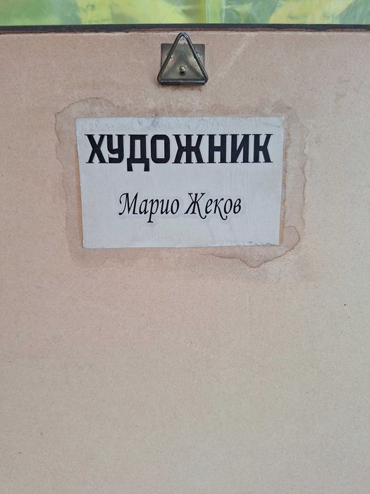 Картина лодки Марио Жеков