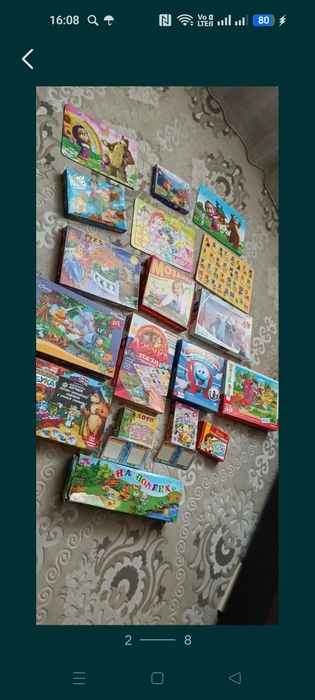 Настольные игры для дошкольников.