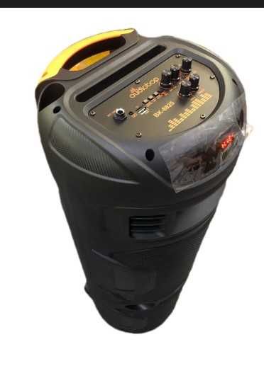 Мощна активна караоке блуту тонколона 1500W 2х8инча и микрофон