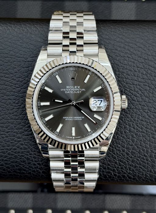 Rolex Date-Just 41mm Grey Dial