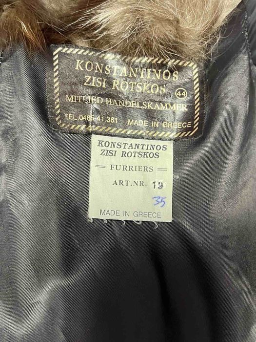 Палто от сребърна лисица