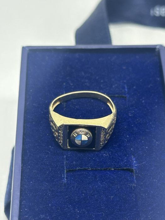 златен пръстен bmw 4.26гр 14к 585